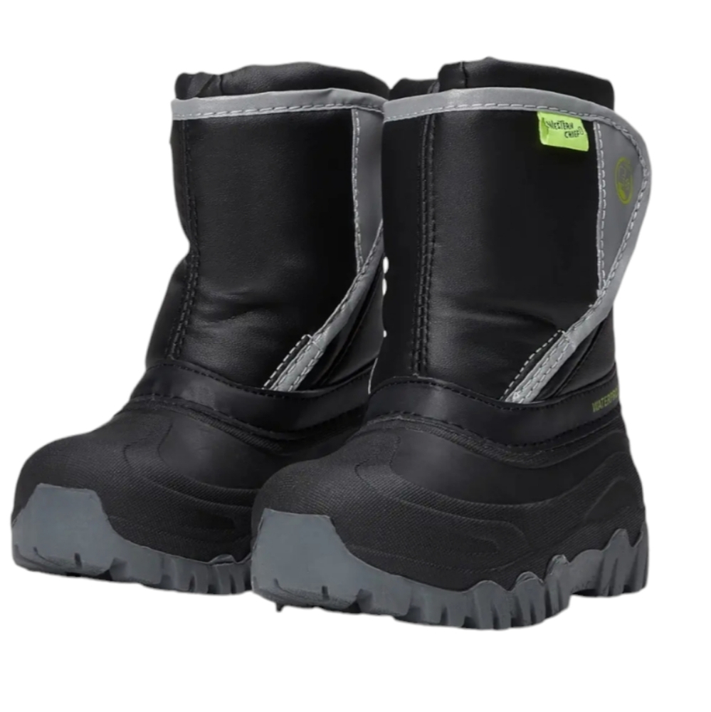 Western Chief Little Kid Shelah Snow Waterproof Boots Size 1 Black